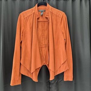 INC International Concepts Women's Rust suede Blazer